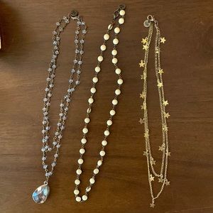 Raw and Rebellious necklace stack